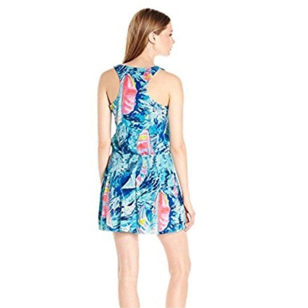 Lilly Pulitzer Tideline Dress Hey Bay Bay Sz XS - Picture 2 of 8